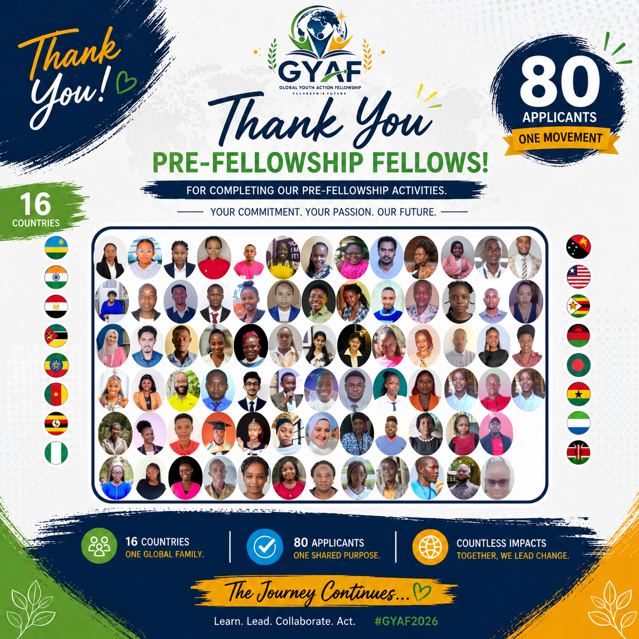 Global Youth Action Fellowship - Young leaders in action